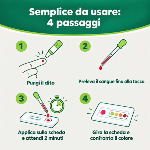 VERIFY® SELF TEST COLESTEROLO TOTALE – carosello informativo, slide 5 di 7