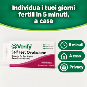 Verify® Self Test Ovulazione – carosello informativo, slide 7 di 7