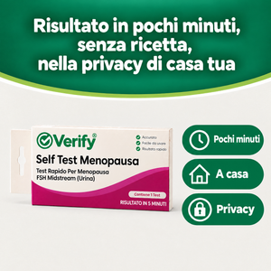 Verify® Self Test Menopausa – carosello informativo, slide 7 di 7
