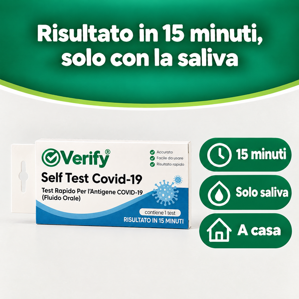 Verify® Self Test Covid-19 – carosello informativo, slide 7 di 7