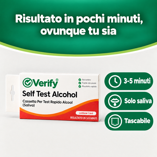 Verify® Self Test Alcool – carosello informativo, slide 7 di 7