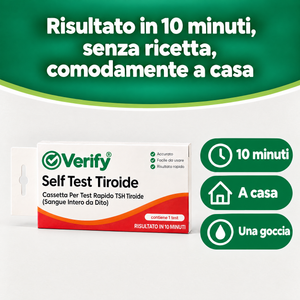 Verify® Self Test Tiroide – carosello informativo, slide 7 di 7