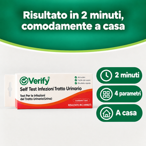 Verify® Self Test Infezioni Tratto Urinario – carosello informativo, slide 7 di 7