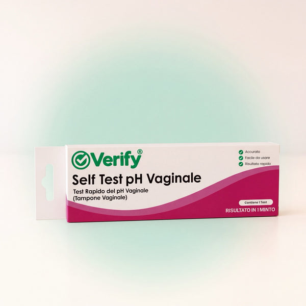 Verify® Self Test PH Vaginale – confezione del prodotto