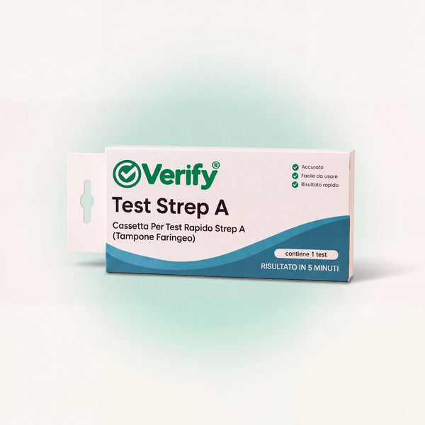 Verify®  Test Strep A ( SOLO PER USO PROFESSIONALE ) – confezione del prodotto