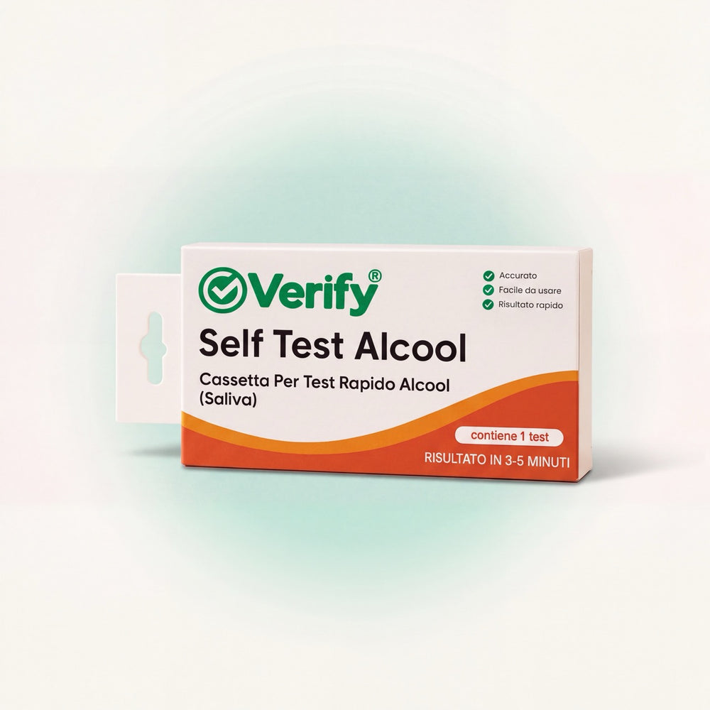 Verify® Self Test Alcool – confezione del prodotto